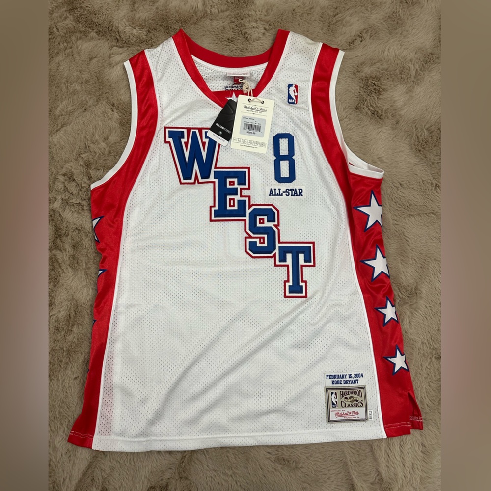 KOBE BRYANT MITCHELL&NESS AUTHENTHIC 2004 NBA ALL STAR WEST JERSEY#8 SIZE 48XL